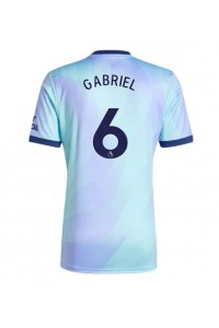 Arsenal Gabriel Magalhaes #6 Voetbaltruitje 3e tenue 2024-25 Korte Mouw